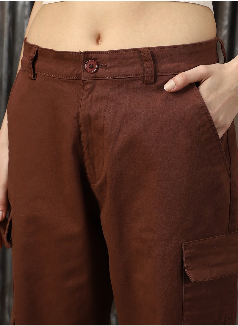Women Brown Trousers