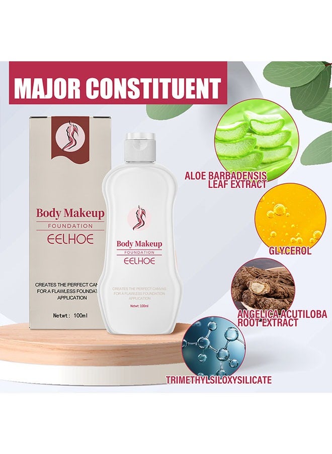Body Makeup Foundation-Coverage Perfector Tatoo Concealer Waterproof Covering Body Tattoo Scars 100ml