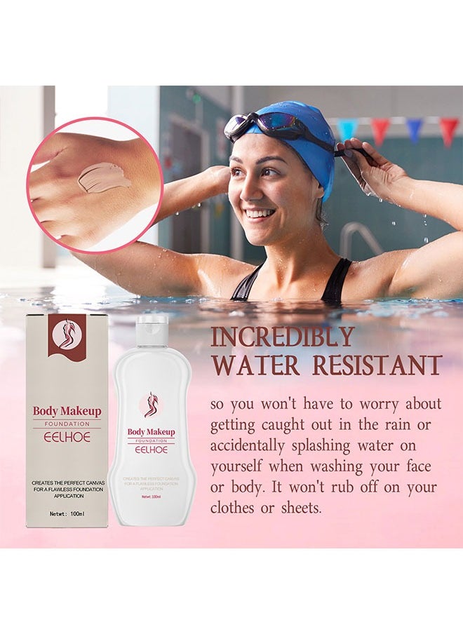 Body Makeup Foundation-Coverage Perfector Tatoo Concealer Waterproof Covering Body Tattoo Scars 100ml