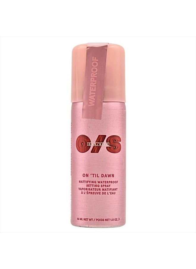One Size On 'Til Dawn Mattifying Waterproof Setting Spray 1 Oz