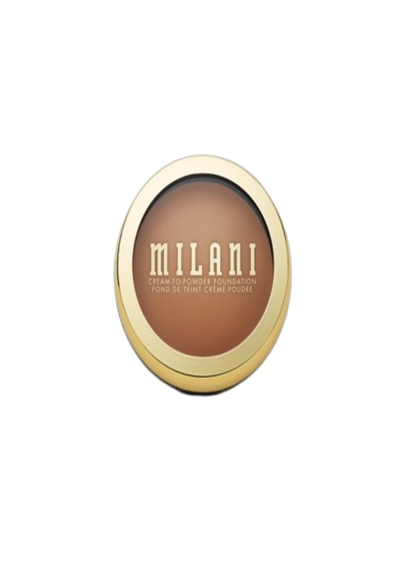 Milani Conceal + Perfect Smooth Finish Cream to Powder Foundation – 280 Spiced Almond | Full Coverage, Lightweight, Natural Matte Finish, Buildable Formula, Long-Lasting Wear, Vegan & Cruelty-Free