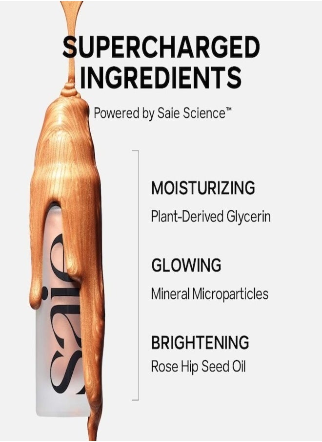 Mini Glowy Super Gel - Roseglow - universal rose gold glow , Lightweight Fresh Highlighter 15ml