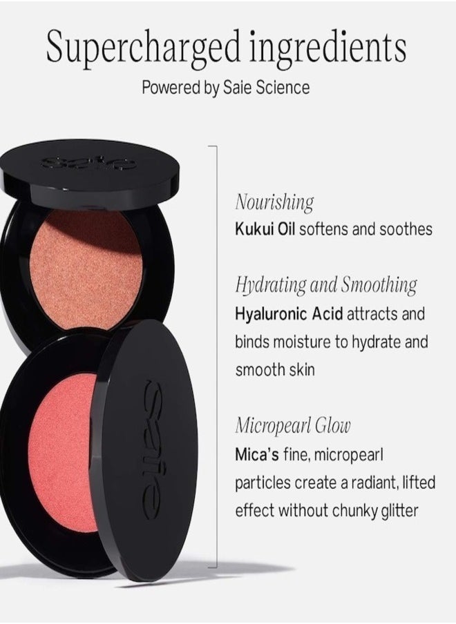 Saie Glow Sculpt Multi-Use Cream Blush & Highlighter - Quartzglow - warm bronze 5.8g