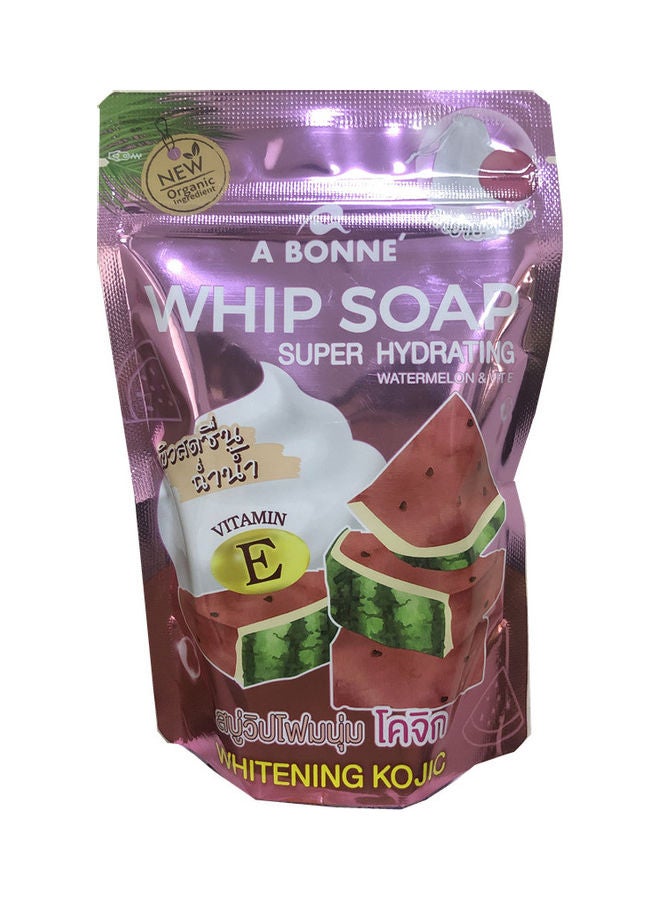 Whip Soap Watermelon And Vitamin E Super Hydrating Multicolour 100grams