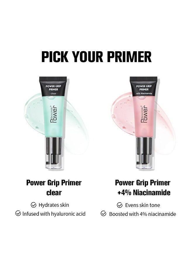 Power Grip Primer -Pore Primer Pre Makeup Gel,Power Grip Primer,Pore Shrink Cream Isolation Concealer Cream Invisible Pore,Even Skin Tone Lasting Hydrating For All Skin (#01)