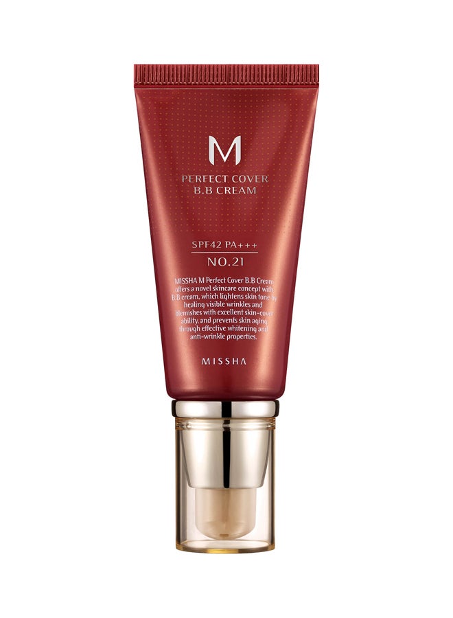 M Perfect Cover BB Cream SPF42/PA+++ Beige