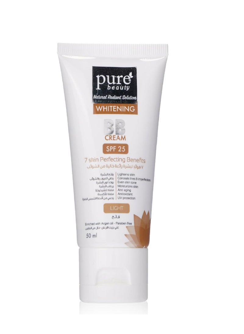 PURE BEAUTY WHITENING BB CRM SPF25 LIGHT 50ML