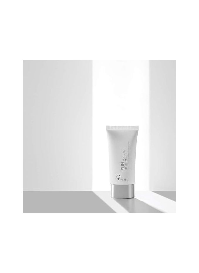 Seki EDGE 9Wishes Sun Moisturizer Facial Sun Cream SPF50+ PA+++ with Aloe & Zinc Oxide (50ml)