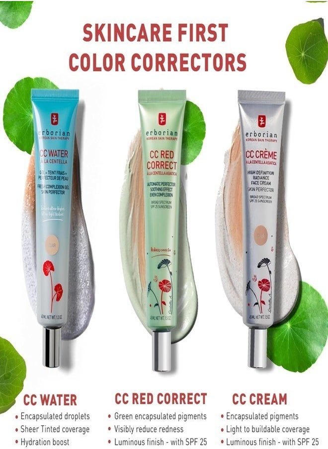 ERBORIAN CC Cream SPF 25, Clair - Lightweight Coverage & Sun Protection 15ml