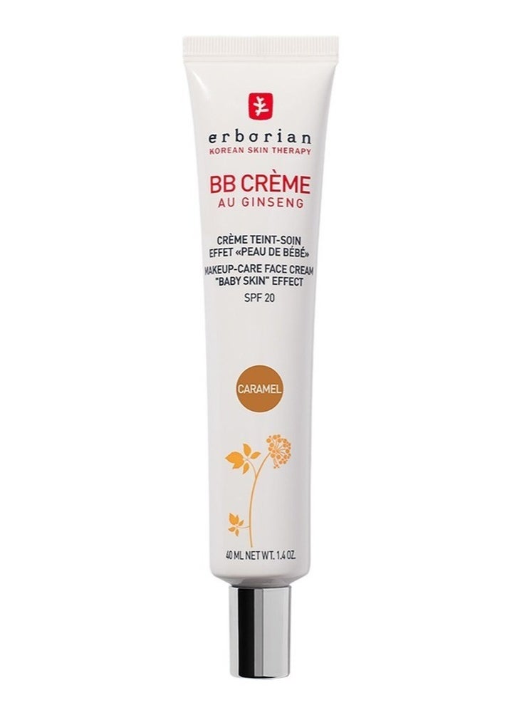 ERBORIAN BB Cream Au Ginseng SPF 20, Caramel – Perfect Skin Coverage and Sun Protection 40ml