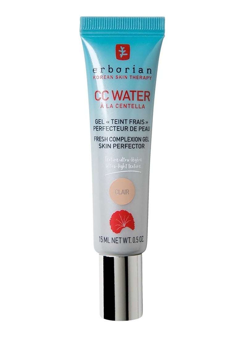 ERBORIAN CC Water Ala Centella Gel Skin Perfector Clair - Hydrating & Radiance Boosting Face Gel 15ml