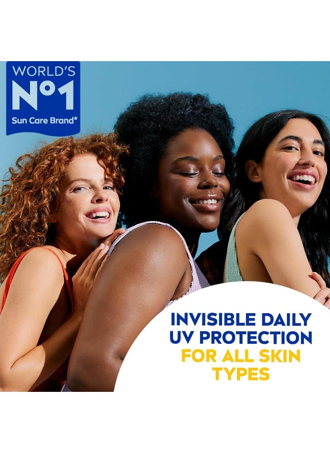 NIVEA SUN Face Cream, SPF 50, High UVA and UVB Protection, with Q10 Technology, Anti-Age, Water Resistant, Non-Greasy, 50ml