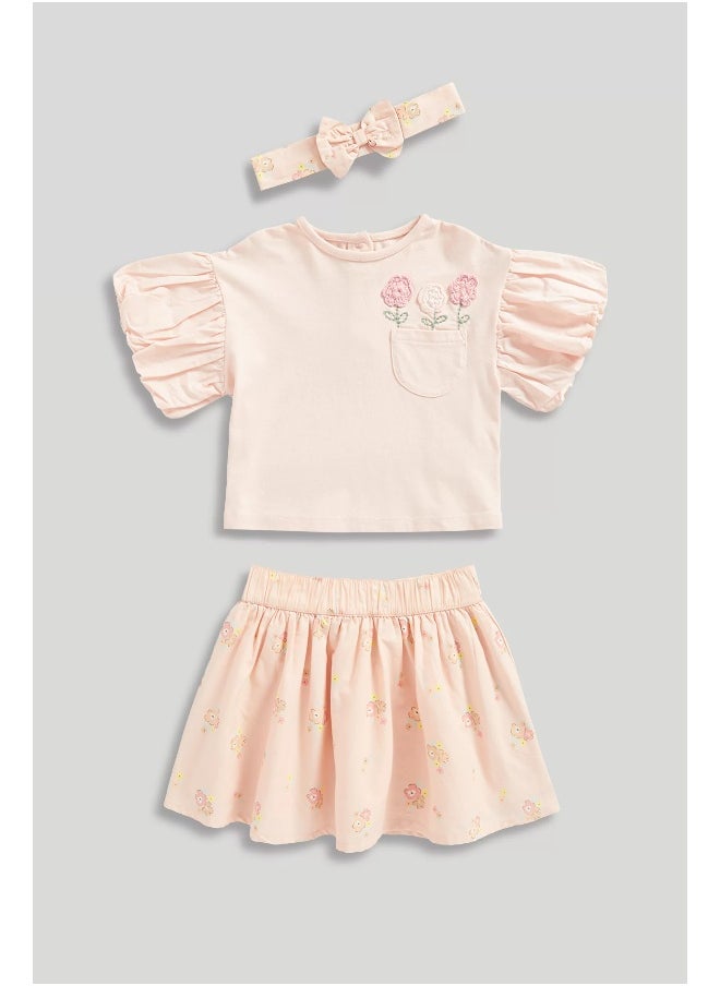 Skirt, Top and Headband Set