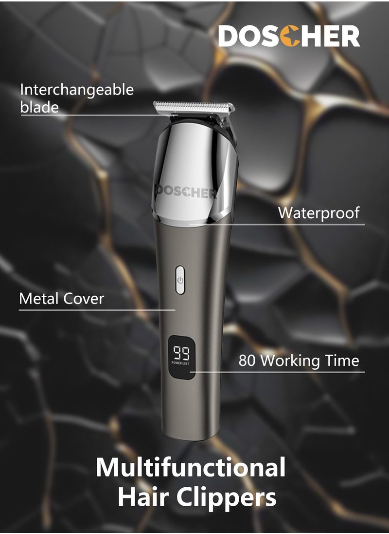 Electric Hair Trimmer for men, Body Shaver Groomer Safe Suitable, Shaver Rechargeable Waterproof Wet And Dry