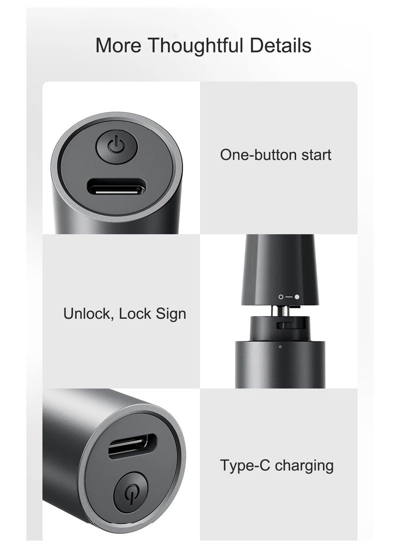 Xiaomi Nose Hair Trimmer Quick and Safe Trimming Magnetic Protective Cap waterproof