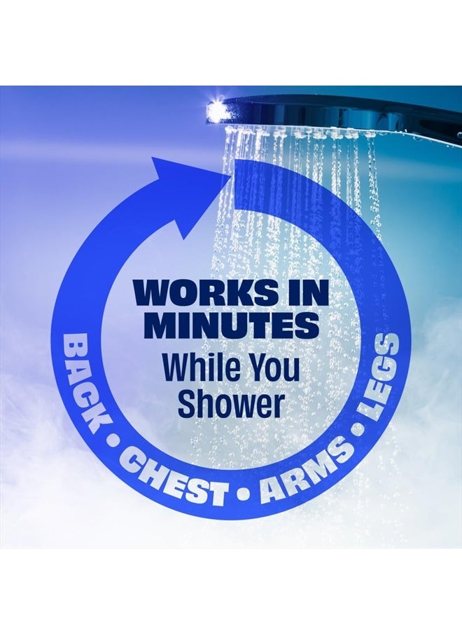 Men Hair Remover Body Cream, Manscape for Smooth Skin for Days, Coarse Hair Removal, 12 oz