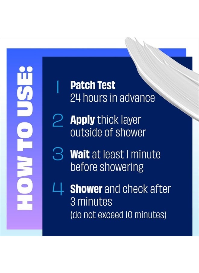 Men Hair Remover Body Cream, Manscape for Smooth Skin for Days, Coarse Hair Removal, 12 oz