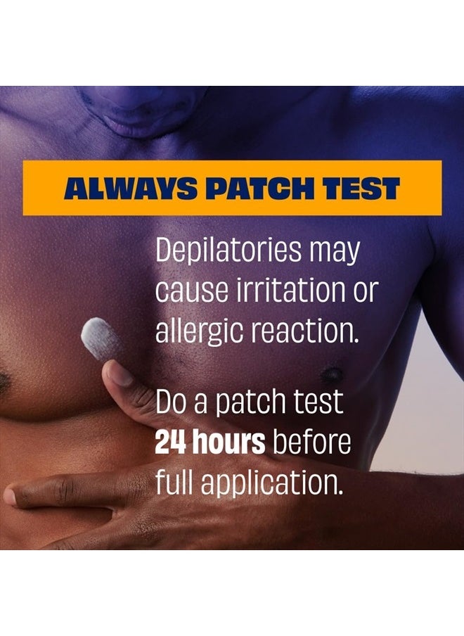 Men Hair Remover Body Cream, Manscape for Smooth Skin for Days, Coarse Hair Removal, 12 oz