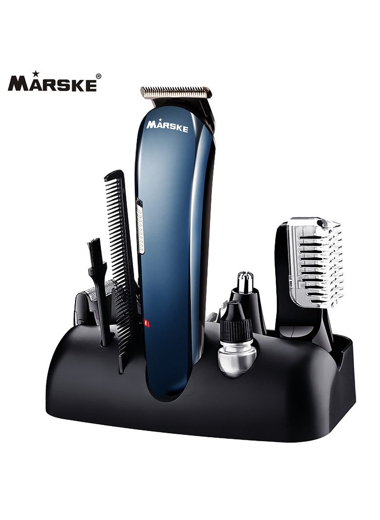 Marske Hair Clippers, Beard Trimmer for Men, Cordless Hair Trimmer Hair Cutting Groomer Kit, USB Rechargeable 5 in 1