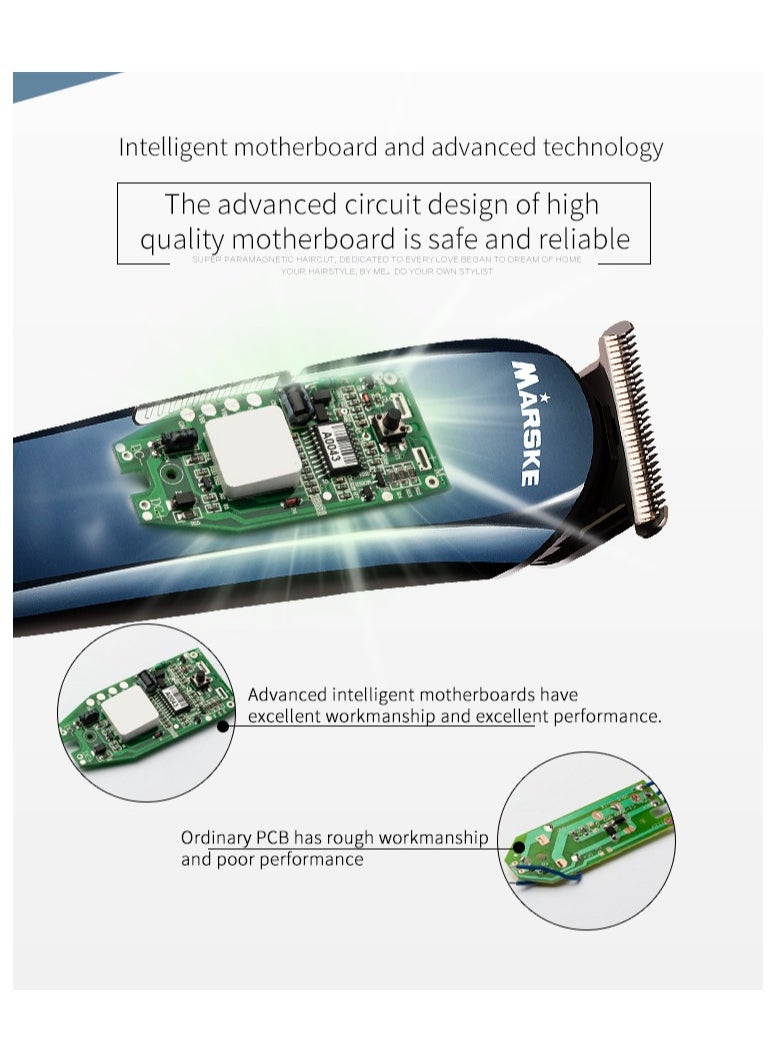 Marske Hair Clippers, Beard Trimmer for Men, Cordless Hair Trimmer Hair Cutting Groomer Kit, USB Rechargeable 5 in 1