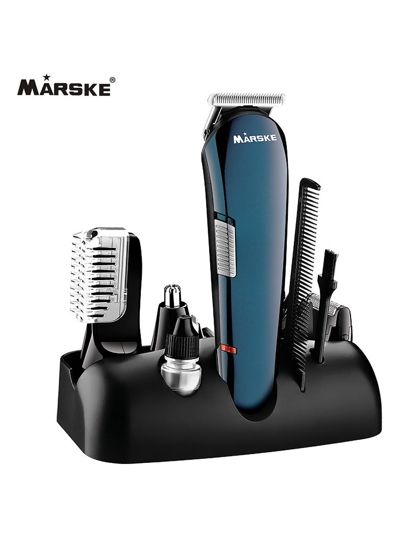 Marske Hair Clippers, Beard Trimmer for Men, Cordless Hair Trimmer Hair Cutting Groomer Kit, USB Rechargeable 5 in 1
