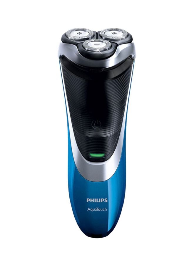 Aqua Touch Wet And Dry Electric Shaver Black/Blue