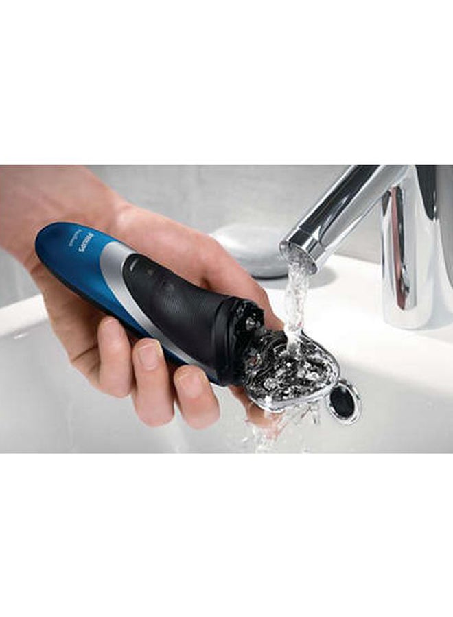 Aqua Touch Wet And Dry Electric Shaver Black/Blue