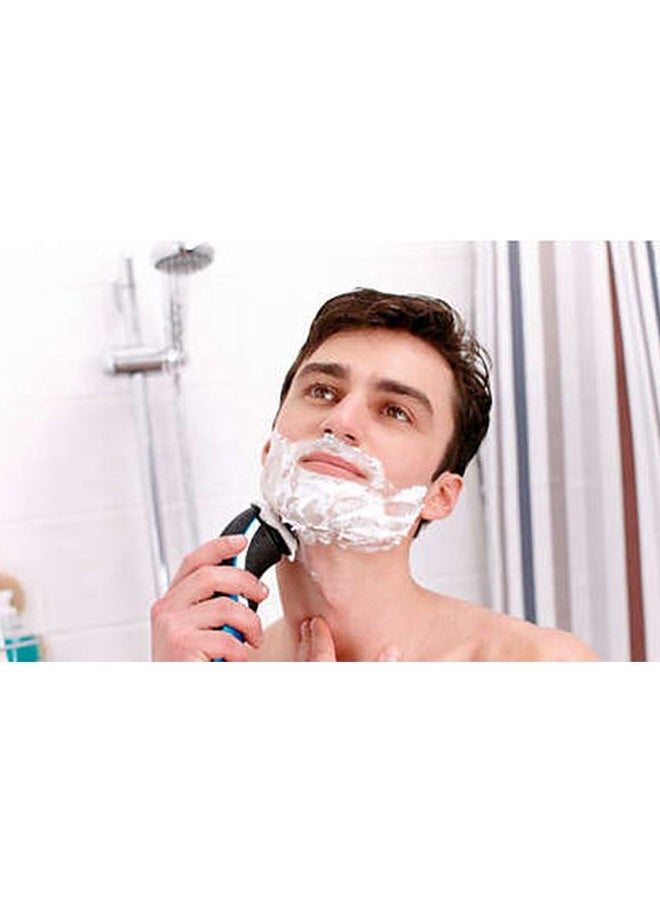 Aqua Touch Wet And Dry Electric Shaver Black/Blue