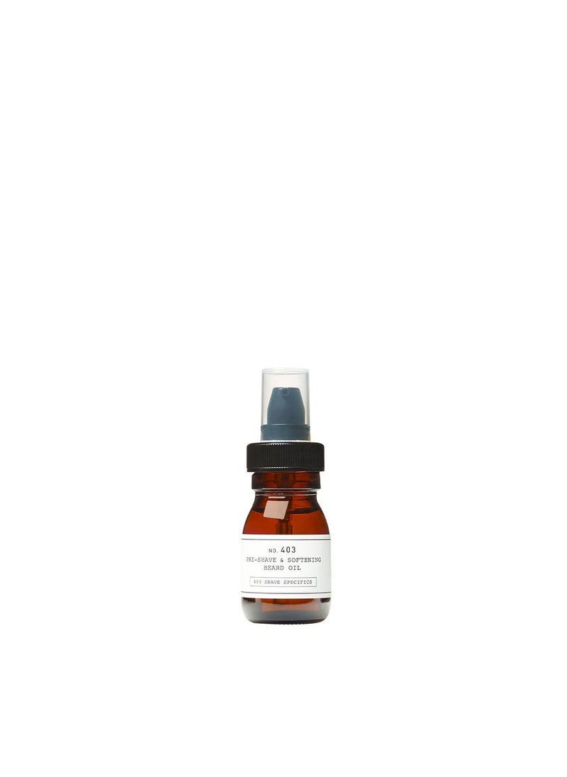 Depot No. 403 Pre-Shave & Softening Beard Oil 30ml | Sweet Almond