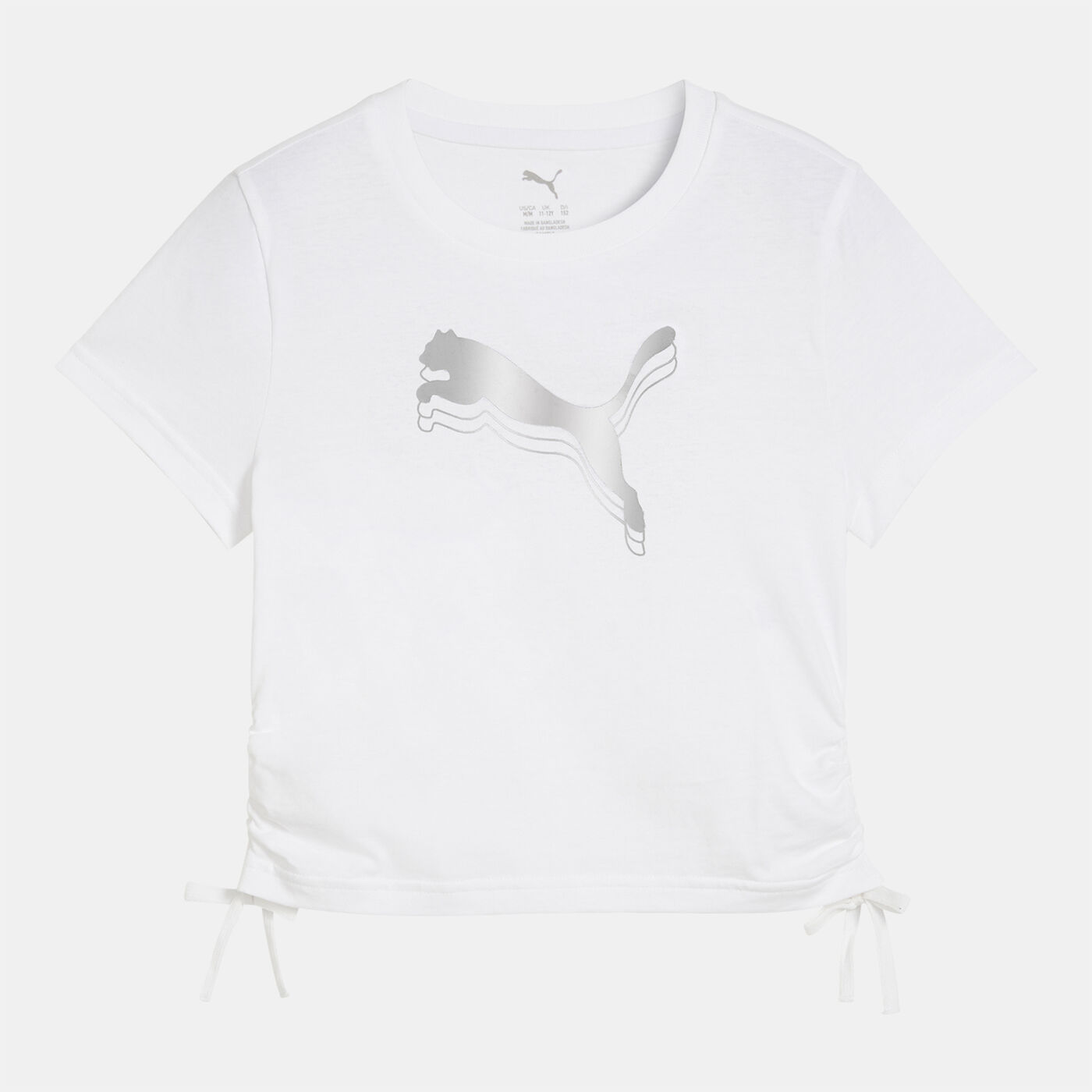 Kids' Essentials Metallic Knotted T-Shirt