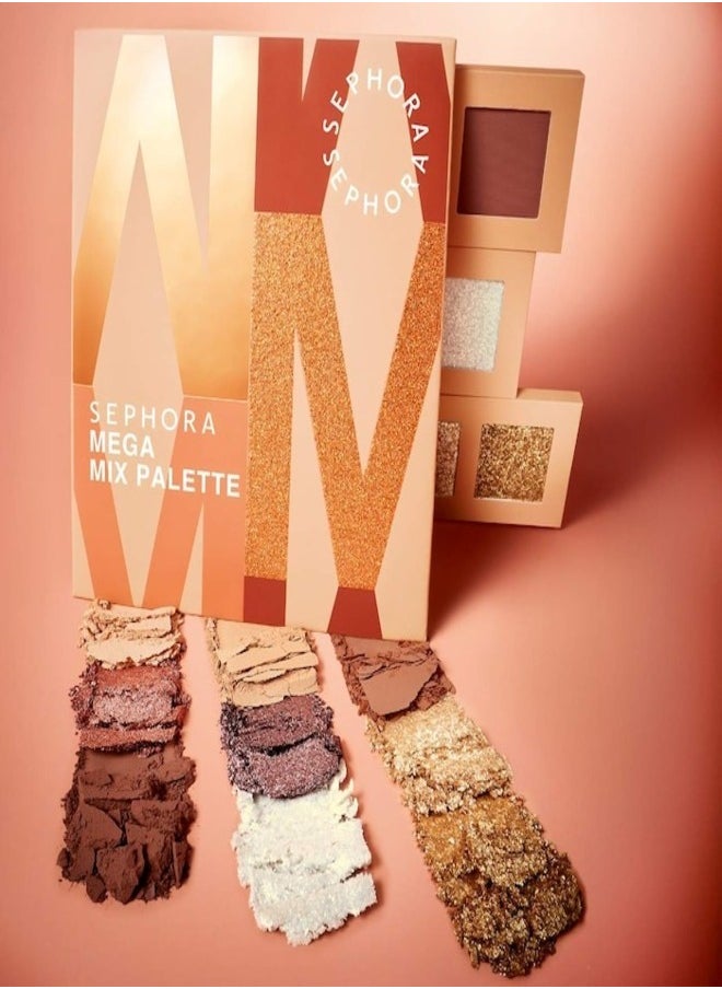 SEPHORA COLLECTION Mega Mix Eyeshadow Palette Fiery Warm Nude 7.3g