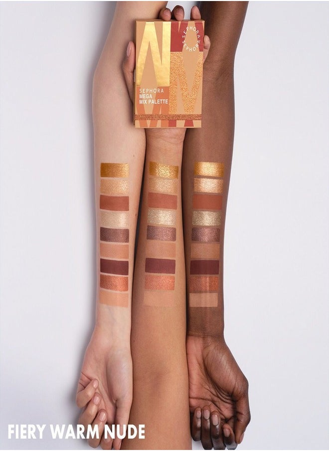 SEPHORA COLLECTION Mega Mix Eyeshadow Palette Fiery Warm Nude 7.3g