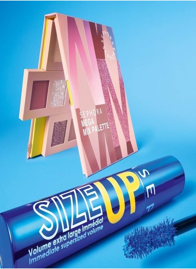 SEPHORA COLLECTION Mega Mix Eyeshadow Palette Rebellious Rosey Nude 7.3g