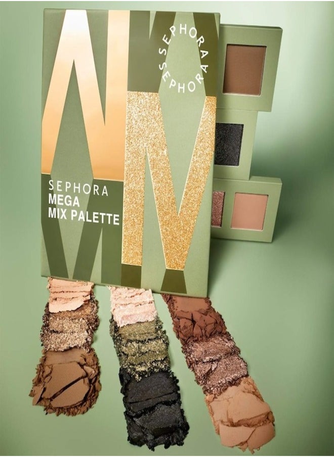 SEPHORA COLLECTION Mega Mix Eyeshadow Palette Wild Khaki Nude 7.3g