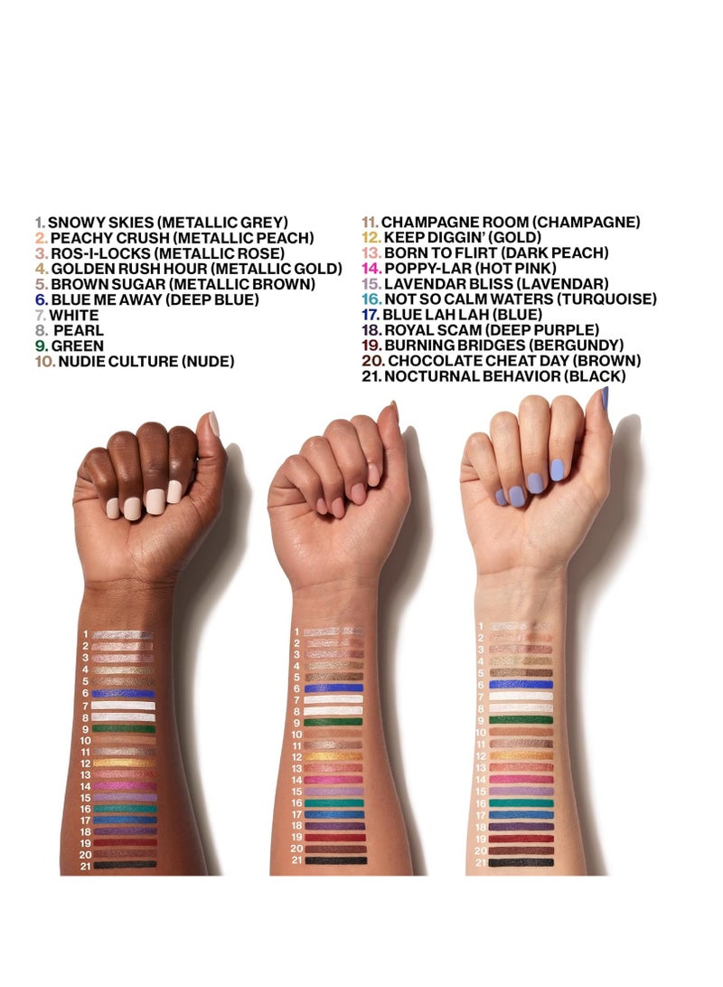 wet n wild Color Icon Cream Eyeliner Eyeshadow Multi-Stick, Moisturizing, Nourishing Velvety Cream-to-Powder Buildable & Blendable Formula, Cruelty-Free & Vegan Blue Lah Lah