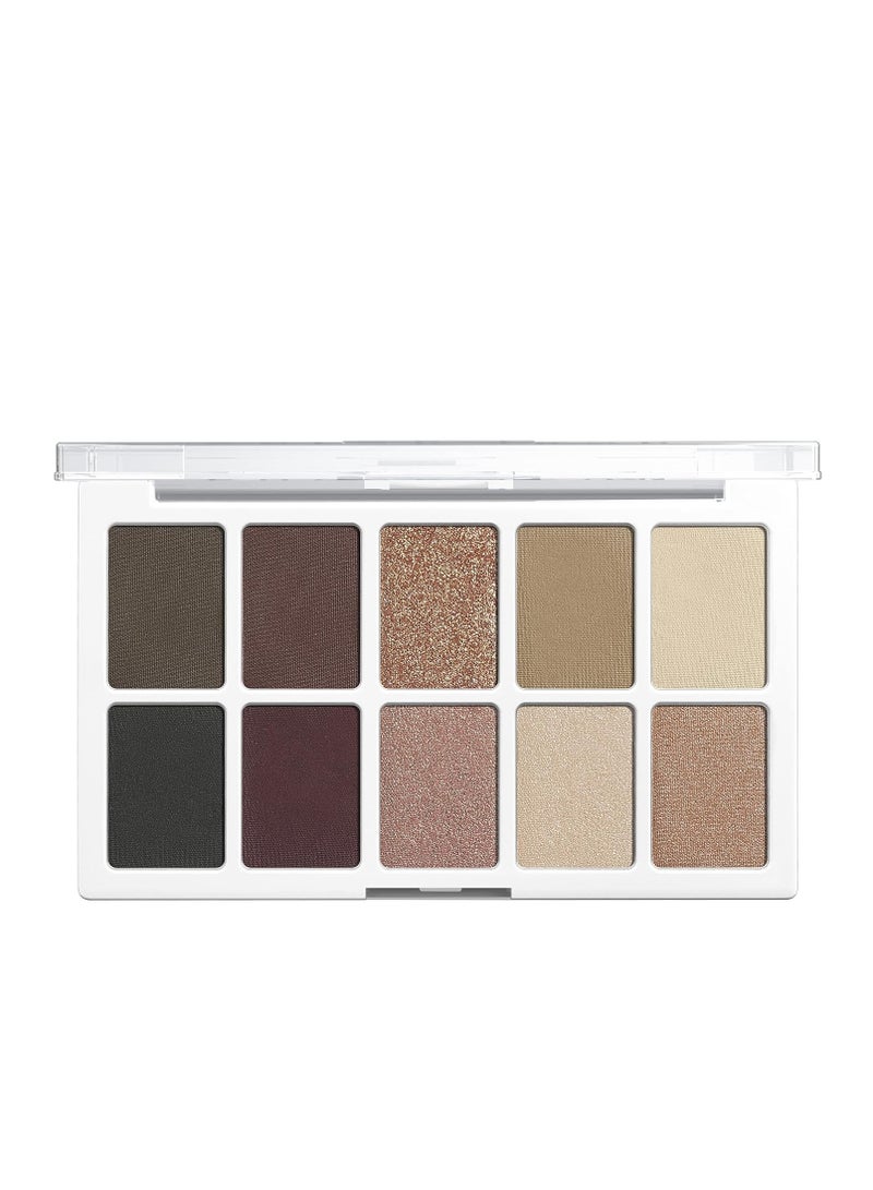 wet n wild Color Icon 10-Pan Eyeshadow Makeup Palette, Brown Nude Awakening, Long Lasting, Shimmer, Metallic, Glittery, Matte, Rich Smooth Pigment, Cruelty Free Nude Awakening