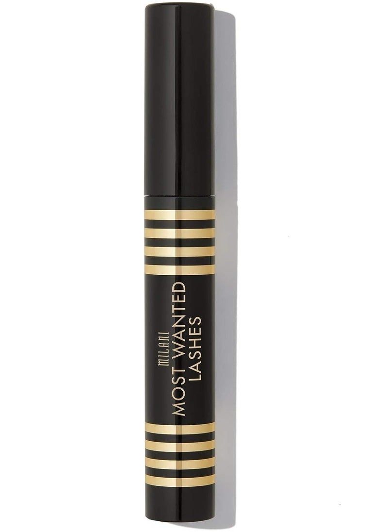 Milani Most Wanted Lashes Mascara 110 Black Noir – Volumizing, Lengthening & Smudge-Proof Formula for Bold, Dramatic Lashes (8ml)