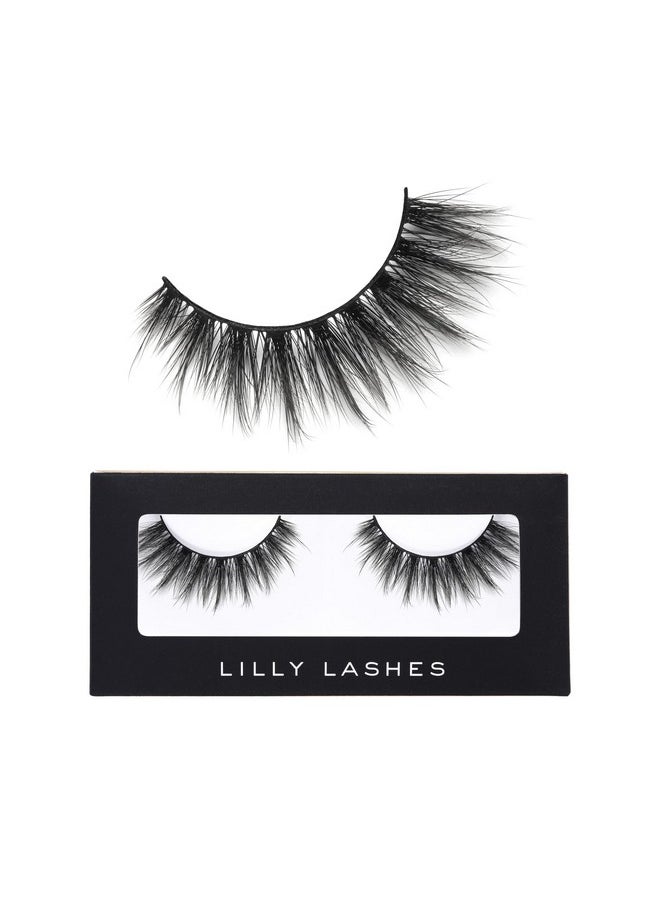 Premium Synthetic Lashes La | Fake Eyelashes Natural Look | Full Bodied Look | Wispy Lashes | False Lashes | Vegan Strip Lash | Reusable Up To 10 Wears | 15Mm