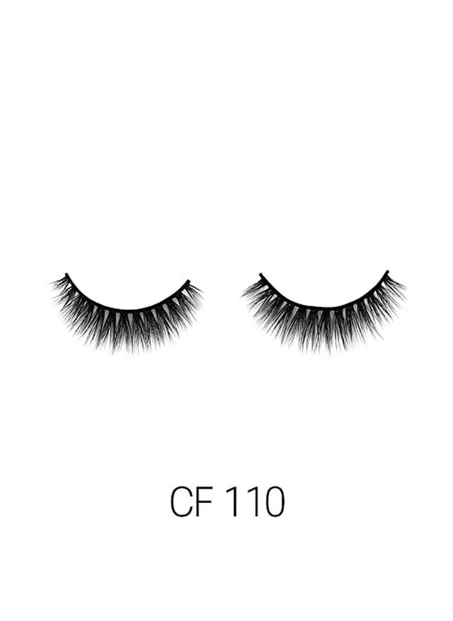 3D Cashmere Eyelashes, Natural Look, Fresh, Glam, Wispy, Hot, Fluffy, Soft, Reusable, Luxurious Handmade Strips False Lashes - 3 Packs Special Bundle Cf (Cf110, 3)