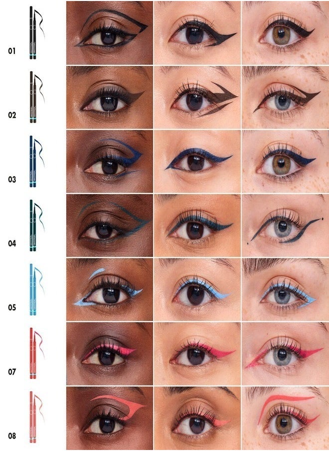 SEPHORA COLLECTION 12h Intense Ink Classic Line - Precise, Intense Felt-Tip Eyeliner 04 True Teal 1ml