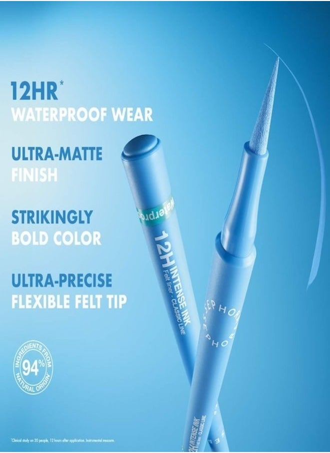 SEPHORA COLLECTION 12h Intense Ink Classic Line - Precise, Intense Felt-Tip Eyeliner 04 True Teal 1ml