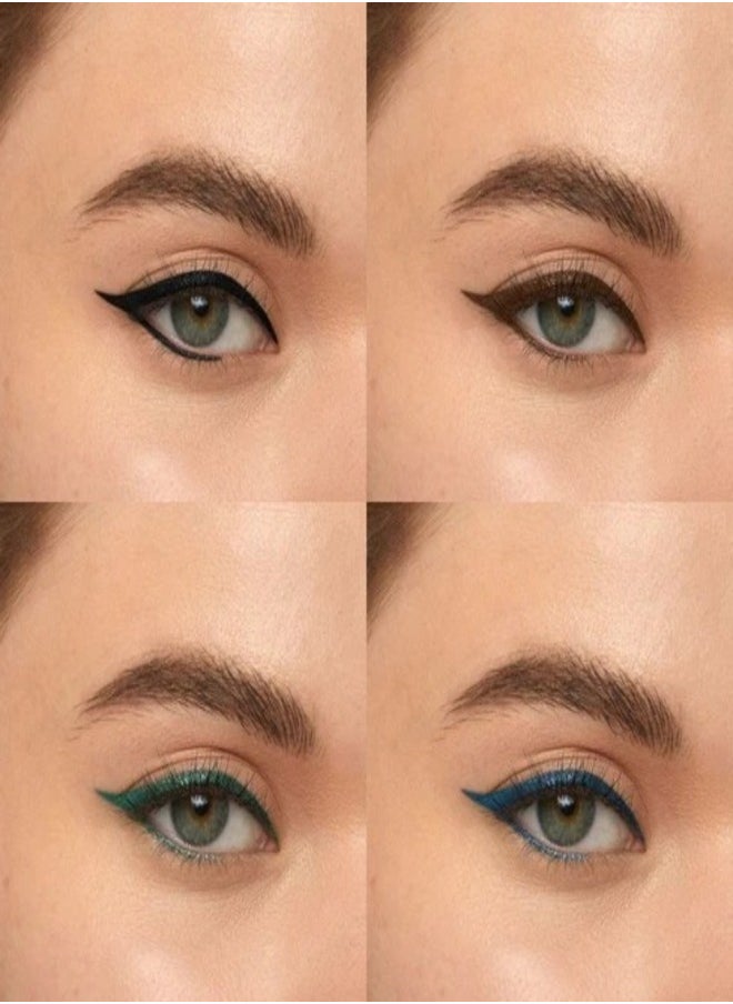 SEPHORA COLLECTION 12h Intense Ink Classic Line - Precise, Intense Felt-Tip Eyeliner 04 True Teal 1ml