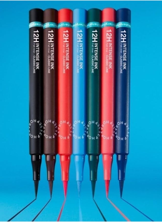 SEPHORA COLLECTION 12h Intense Ink Classic Line - Precise, Intense Felt-Tip Eyeliner 04 True Teal 1ml