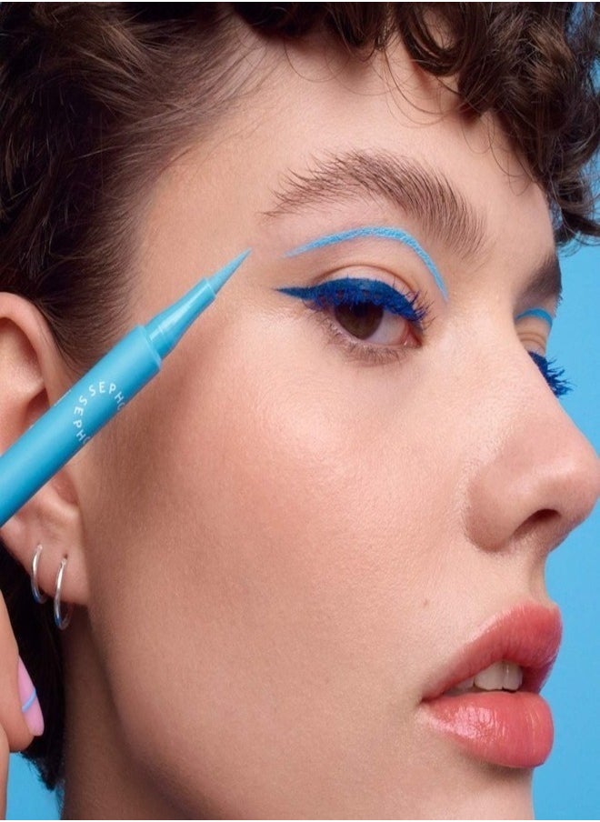 SEPHORA COLLECTION 12h Intense Ink Classic Line - Precise, Intense Felt-Tip Eyeliner 05 Baby Blue 1ml
