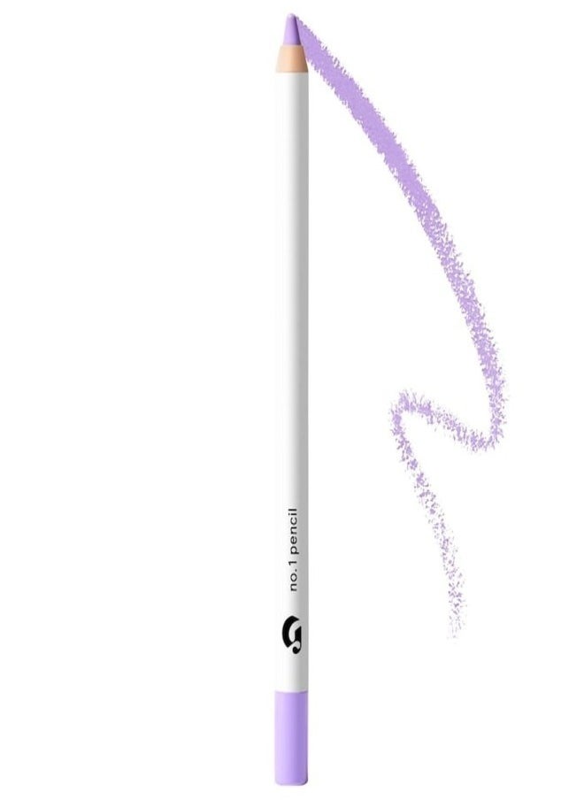 GLOSSIER No. 1 Pencil Creamy Long-Wearing Eyeliner, Muse - soft lavender purple1.2g - Smooth, Long-Lasting Definition