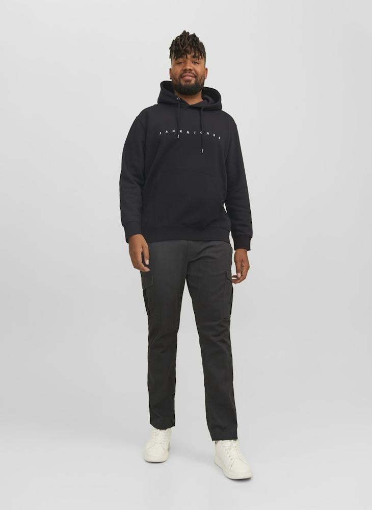 Plus Size Graphic Print Pull Over Hoodie