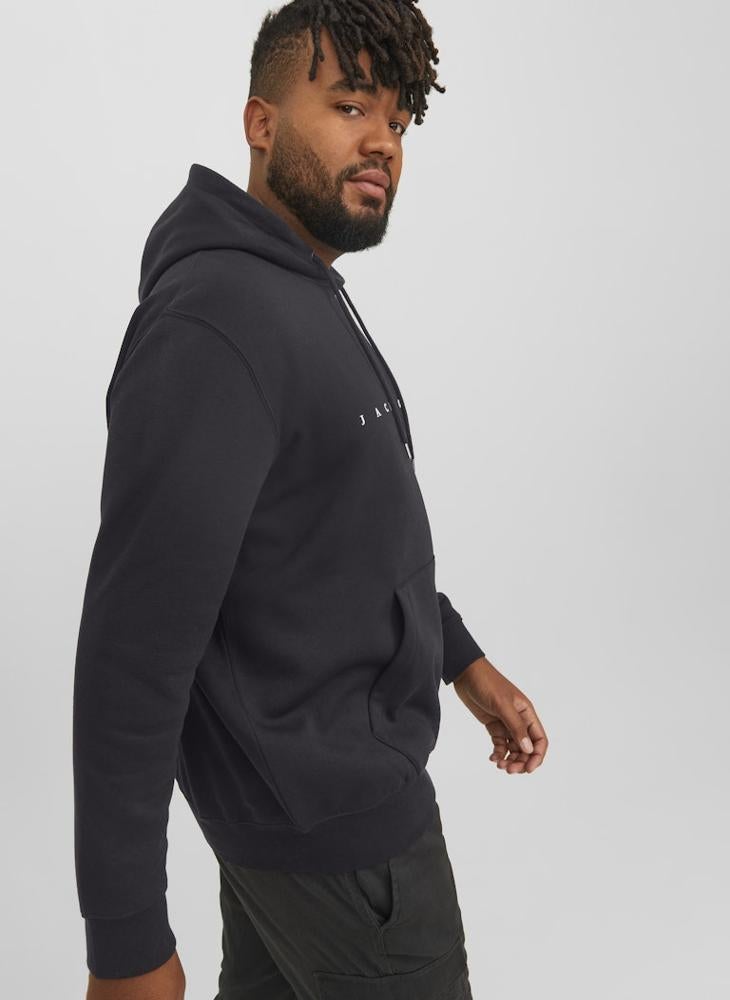 Plus Size Graphic Print Pull Over Hoodie