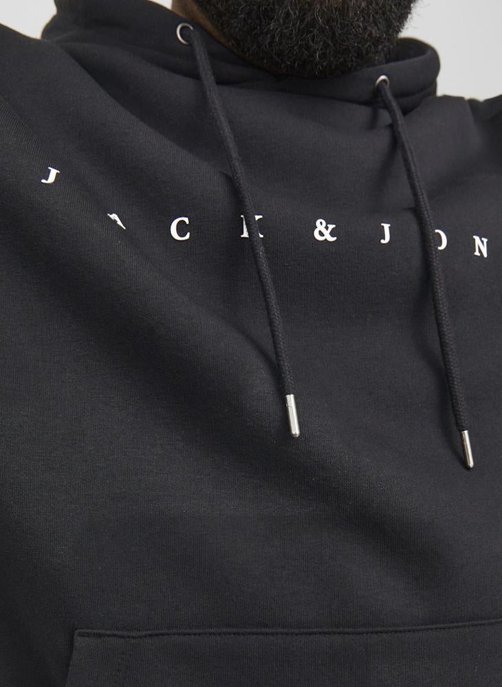 Plus Size Graphic Print Pull Over Hoodie