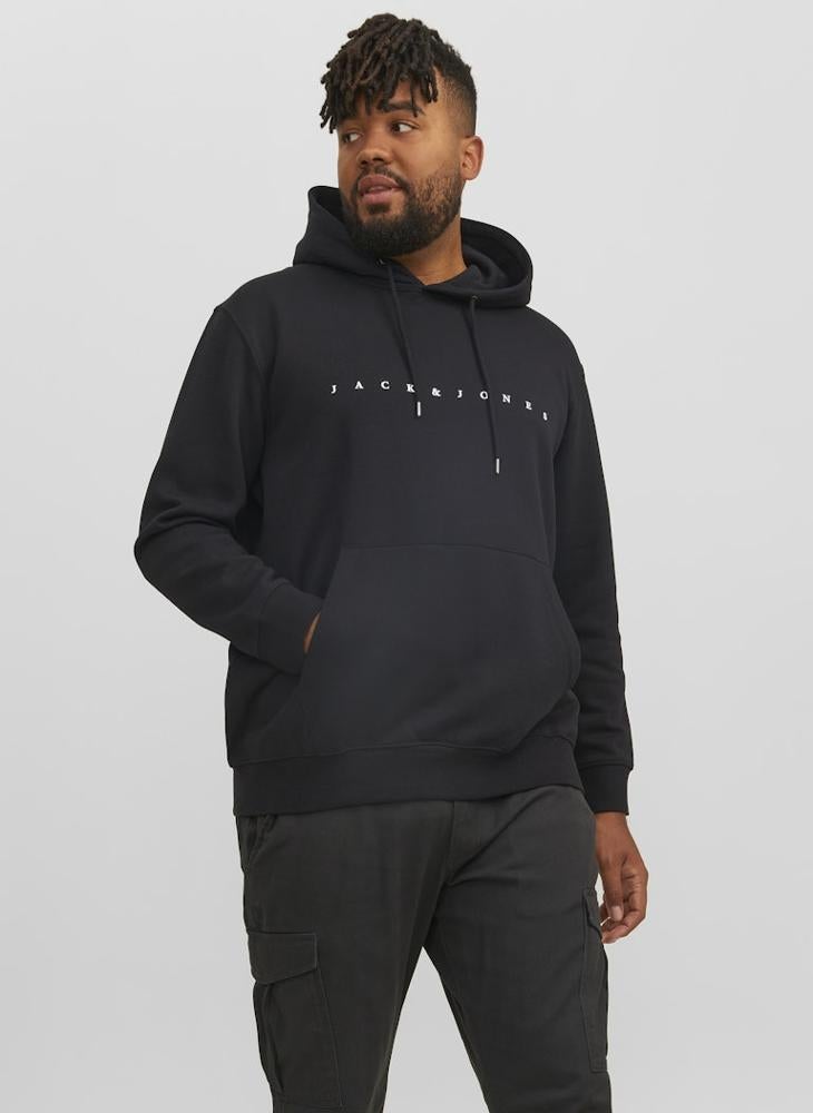 Plus Size Graphic Print Pull Over Hoodie