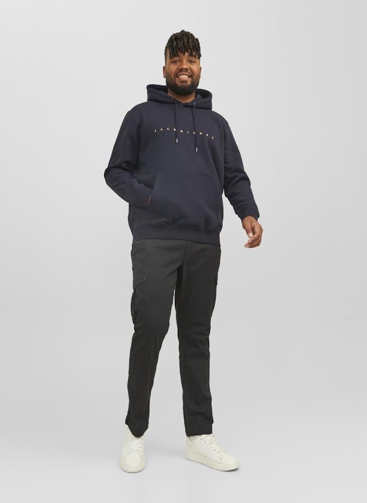 Plus Size Graphic Print Pull Over Hoodie